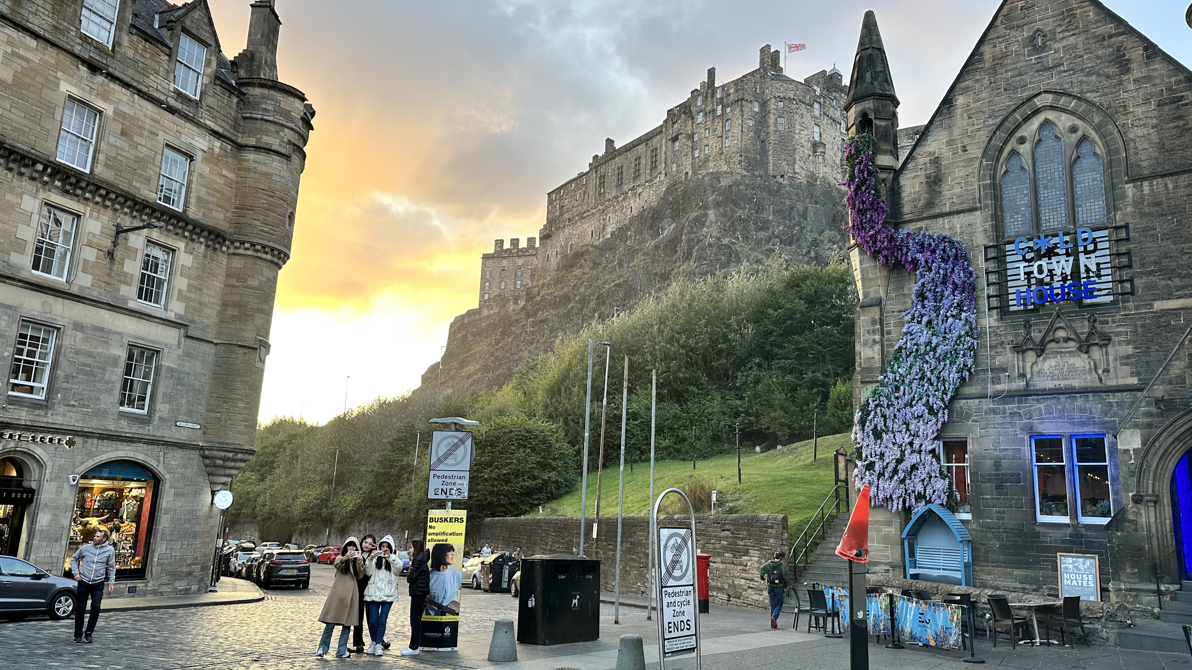 Castle at Sunset - Senior Trip to Edinburgh